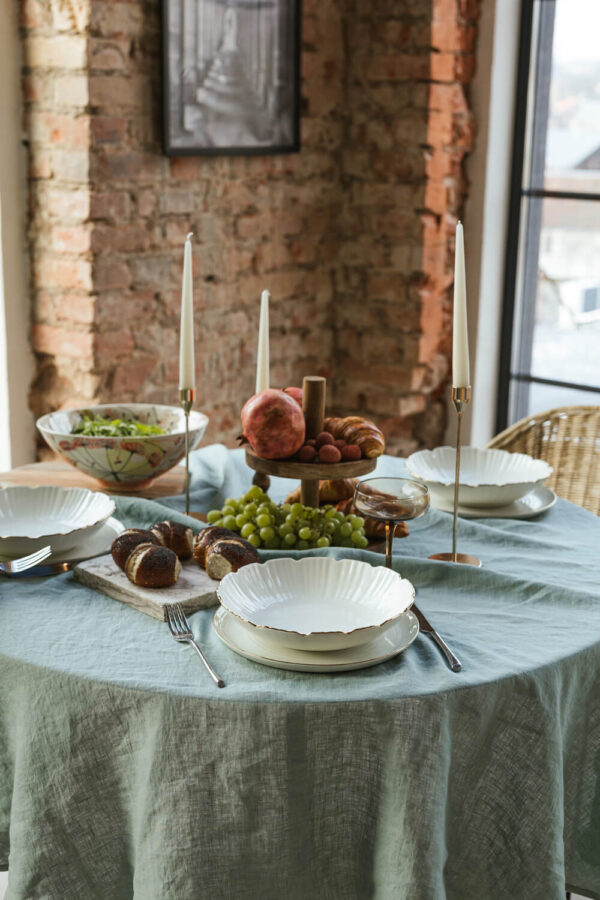 Ocean Mint linen tablecloth (3)