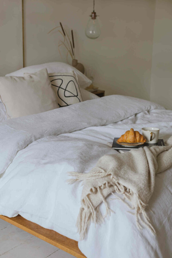 White linen duvet cover set (3)