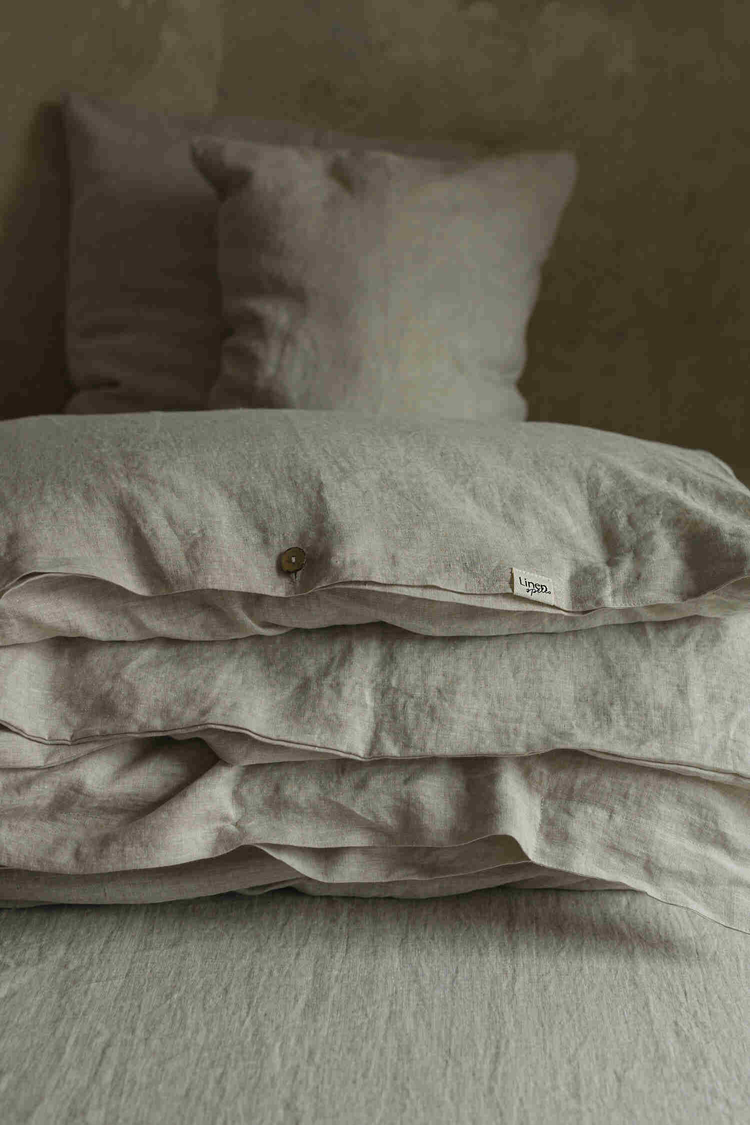 Natural Melange linen duvet cover (2)