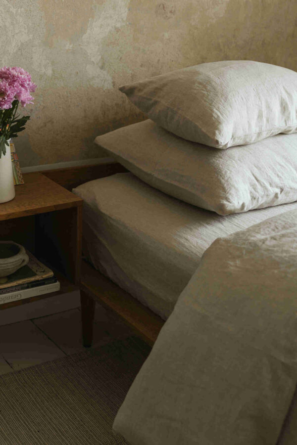 Natural Melange linen pillowcase (3)