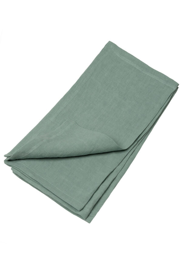 Ocean Mint linen napkin set of 4