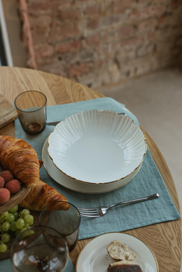 Ocean Mint linen placemat (2)