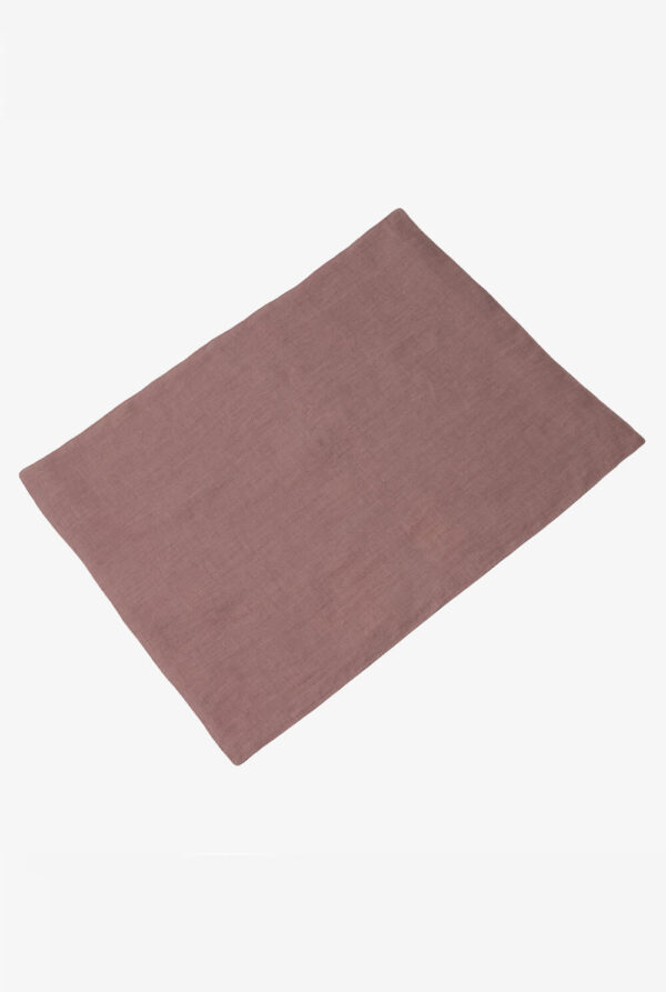 Woodrose linen placemat